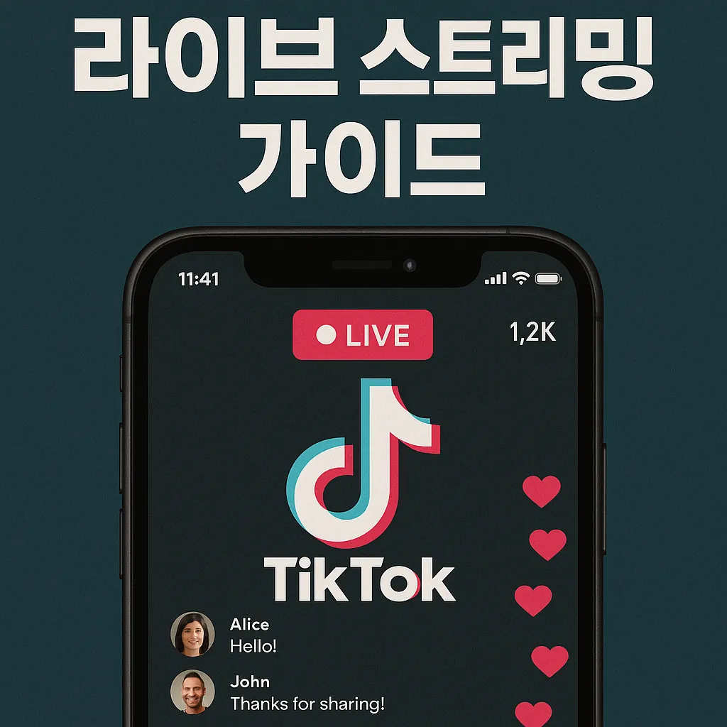 TikTok 라이브 방송 시작하기
