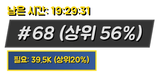 리그 컷 오버레이 - 다크 테마